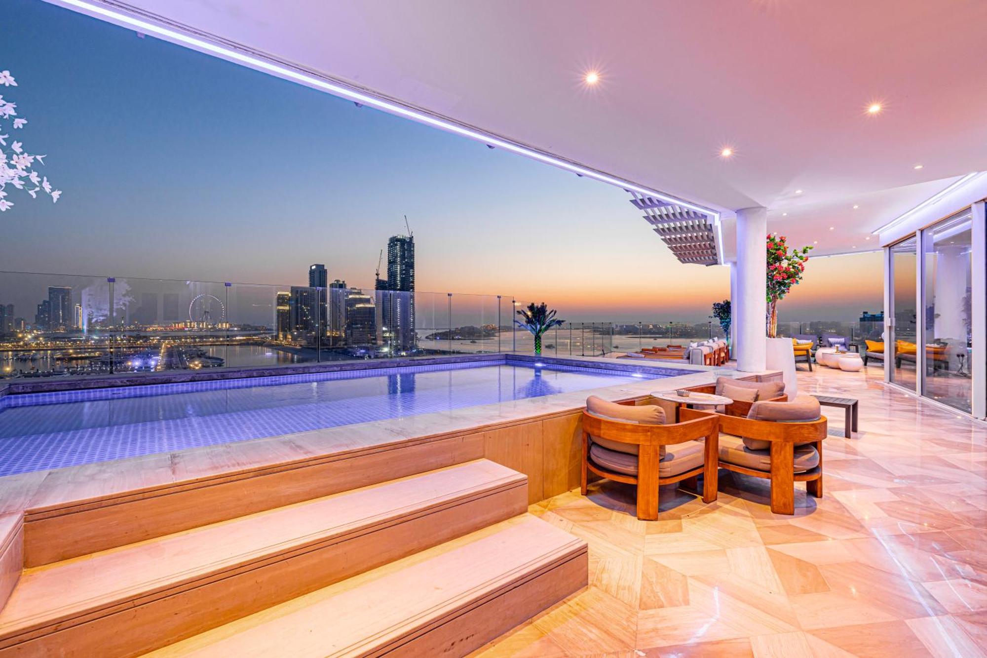 Five Palm Jumeirah 2Br Luxury Penthouse , Full Marina See View With Private Pool Dubai Dış mekan fotoğraf